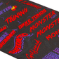 STICKER VEL MONSTER TUBE - HOLOGRAPHIC/GLITTER